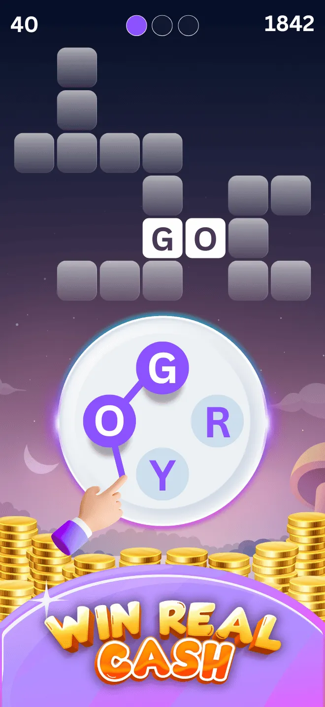 Crossword Cash gameplay